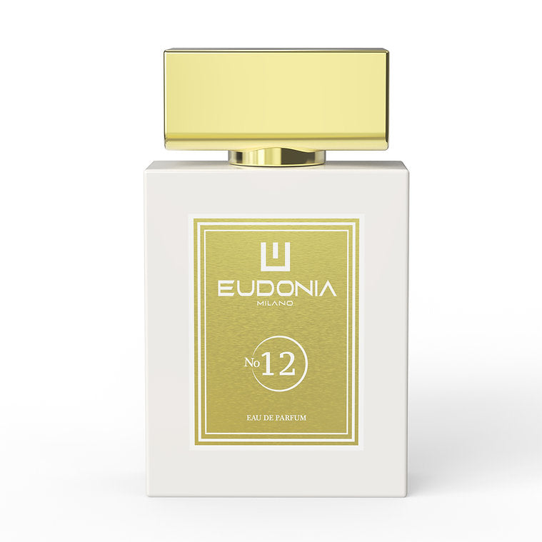 EUDONIA MILANO Profumo nº 12 – Eau de Parfum uomo ispirato a Creed Aventus con mela, ananas e cuoio