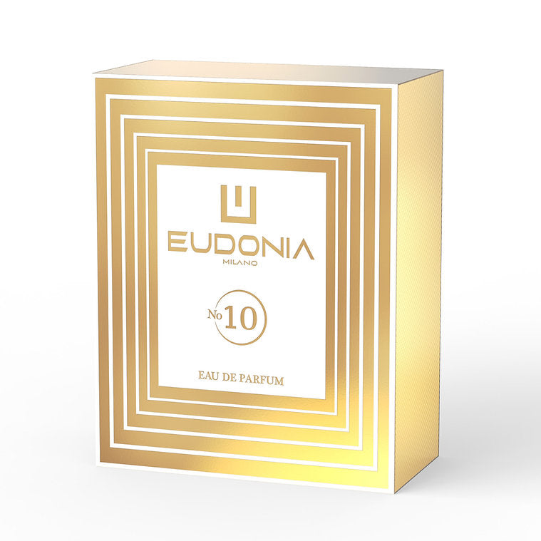 EUDONIA MILANO Profumo nº 10 – Eau de Parfum Unisex Caffè & Rosa Ambrata