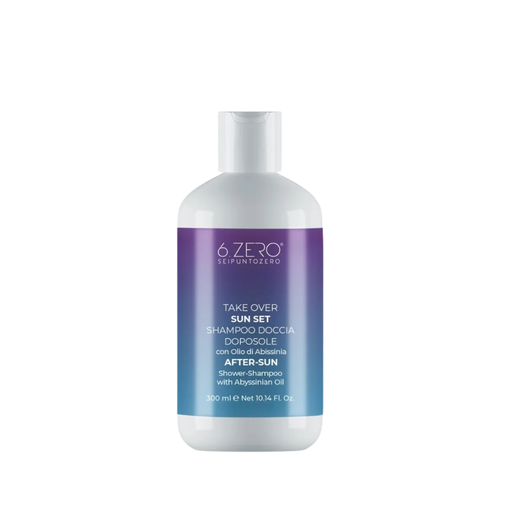 shampoo doposole 6 zero sun set 300ml capelli idratante mare cloro
