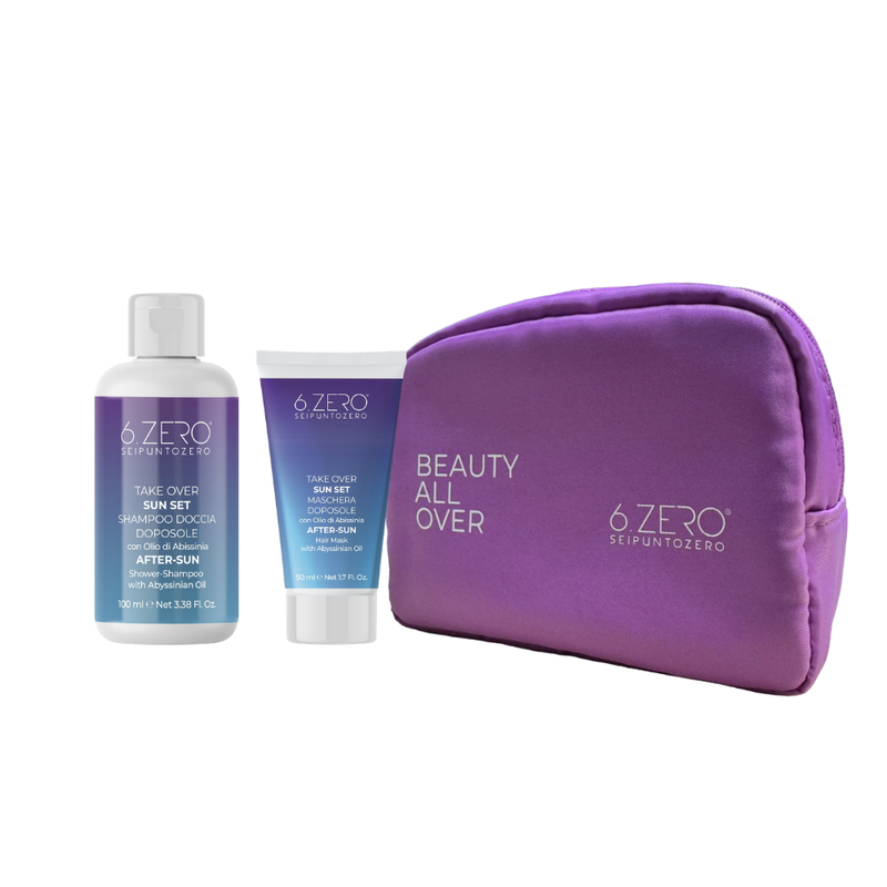 6.Zero Kit Solare Take Over Sun Set | Shampoo + Maschera +
