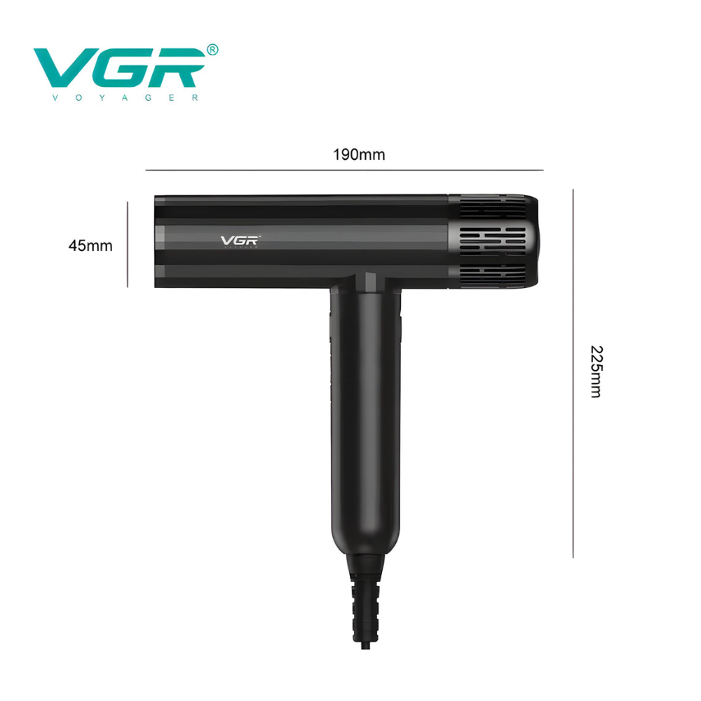 VGR V-427 Asciugacapelli Professionale ad Alte Prestazioni