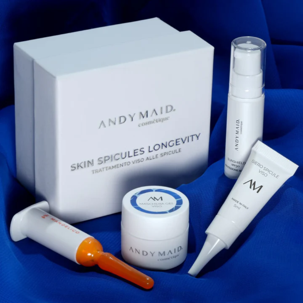 Andy Maid Trattamento Viso Prova Skin Spicules Longevity – Kit Rigenerante con Spicule