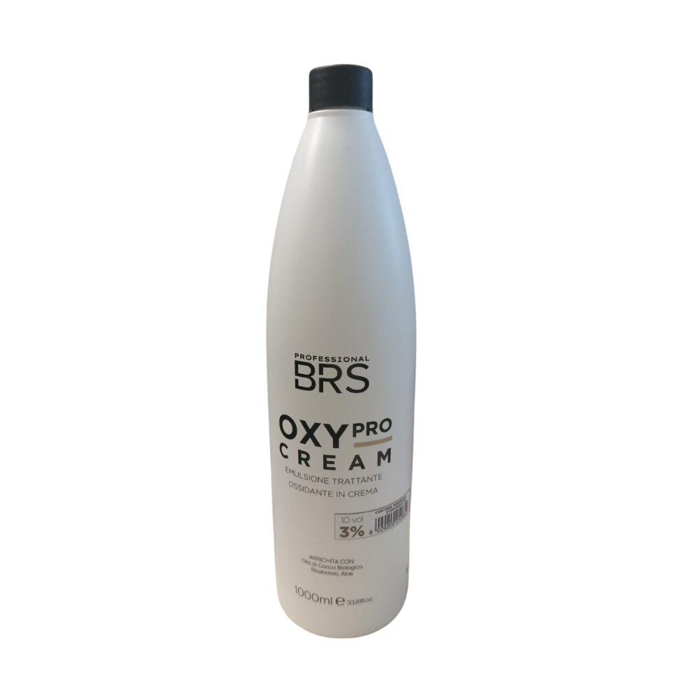 BRS Ossigeno OXY Pro Cream 10 Vol 3% Emulsione Ossidante Trattante 1000 ml