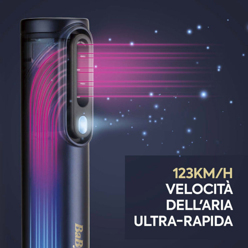 BaByliss Air Power Air Wand Asciugacapelli Multifunzione 3 in 1