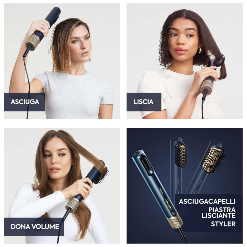 BaByliss Air Power Air Wand Asciugacapelli Multifunzione 3 in 1