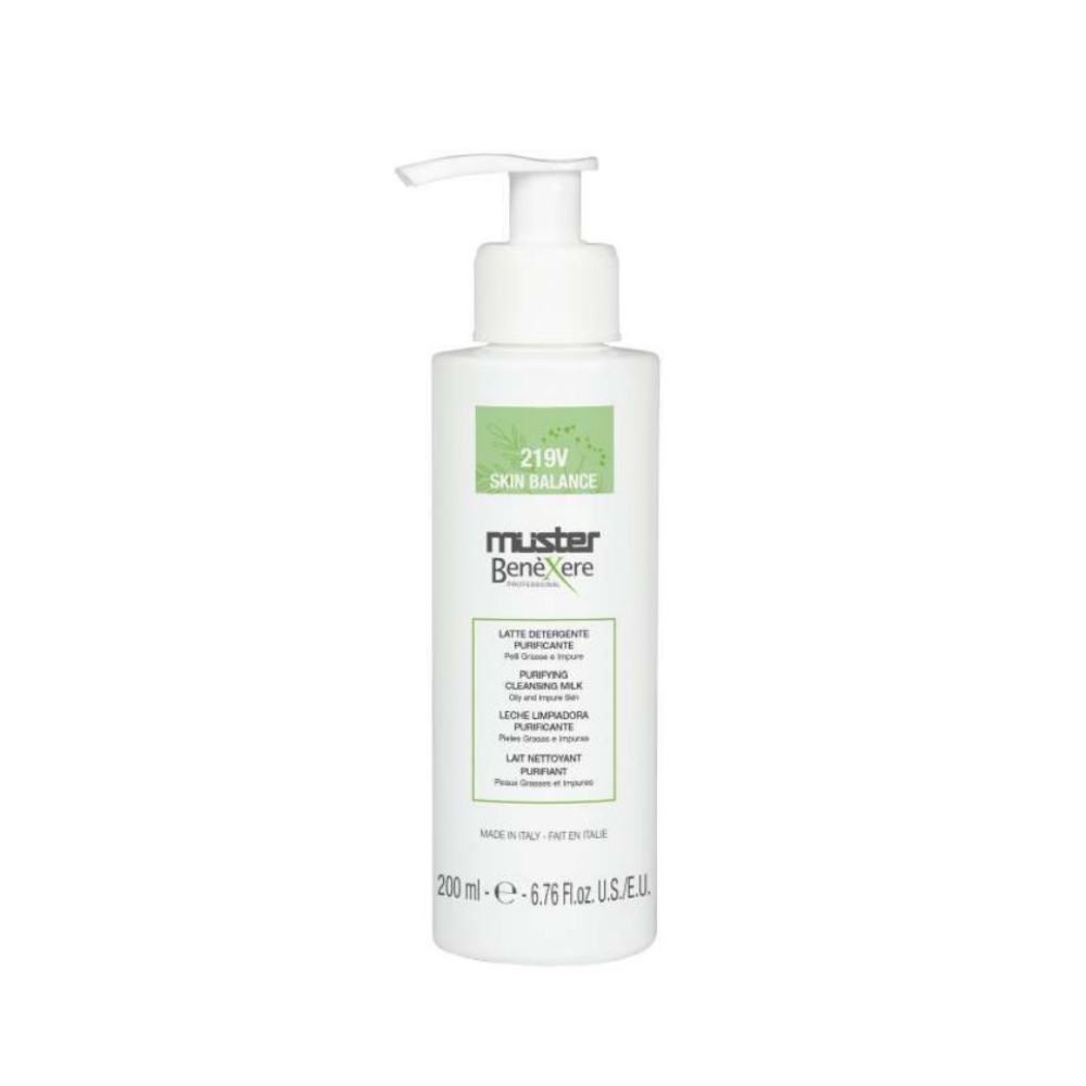 Benexere Latte detergente purificante pelli grasse e impure 219V