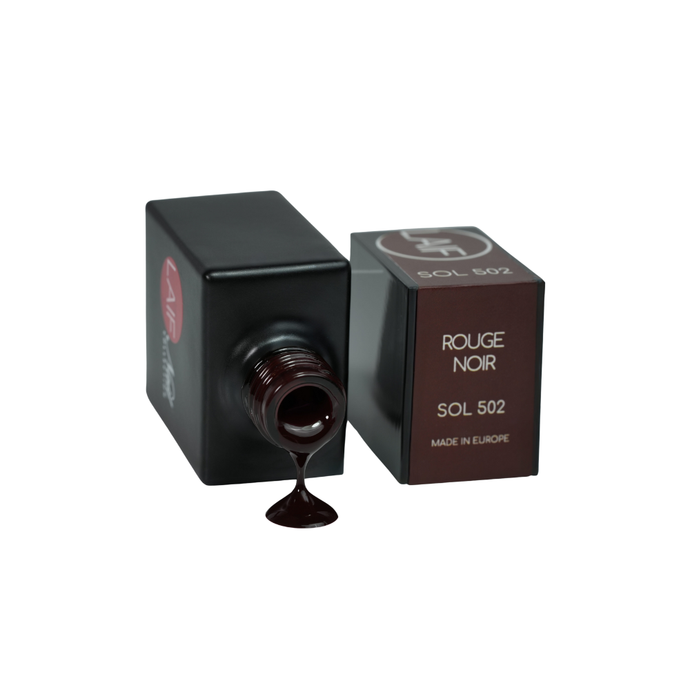 Laif Soak Off Gel semipermanente Rouge Noir SOL 502