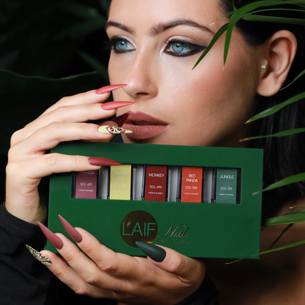LAIF Nail soak off jungle collection 5 colori