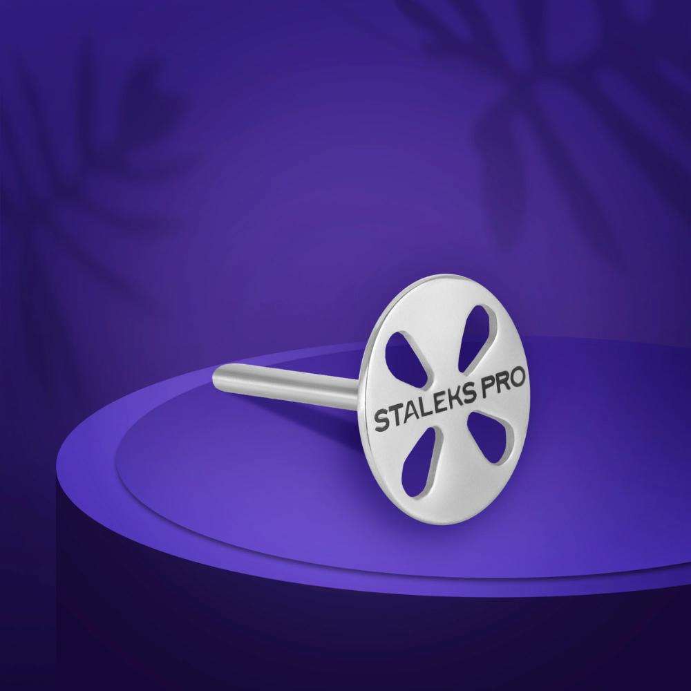 Staleks PODODISC EXPERT L con lima sostituibile grana 180 – disco pedicure professionale in acciaio inox 10 mm