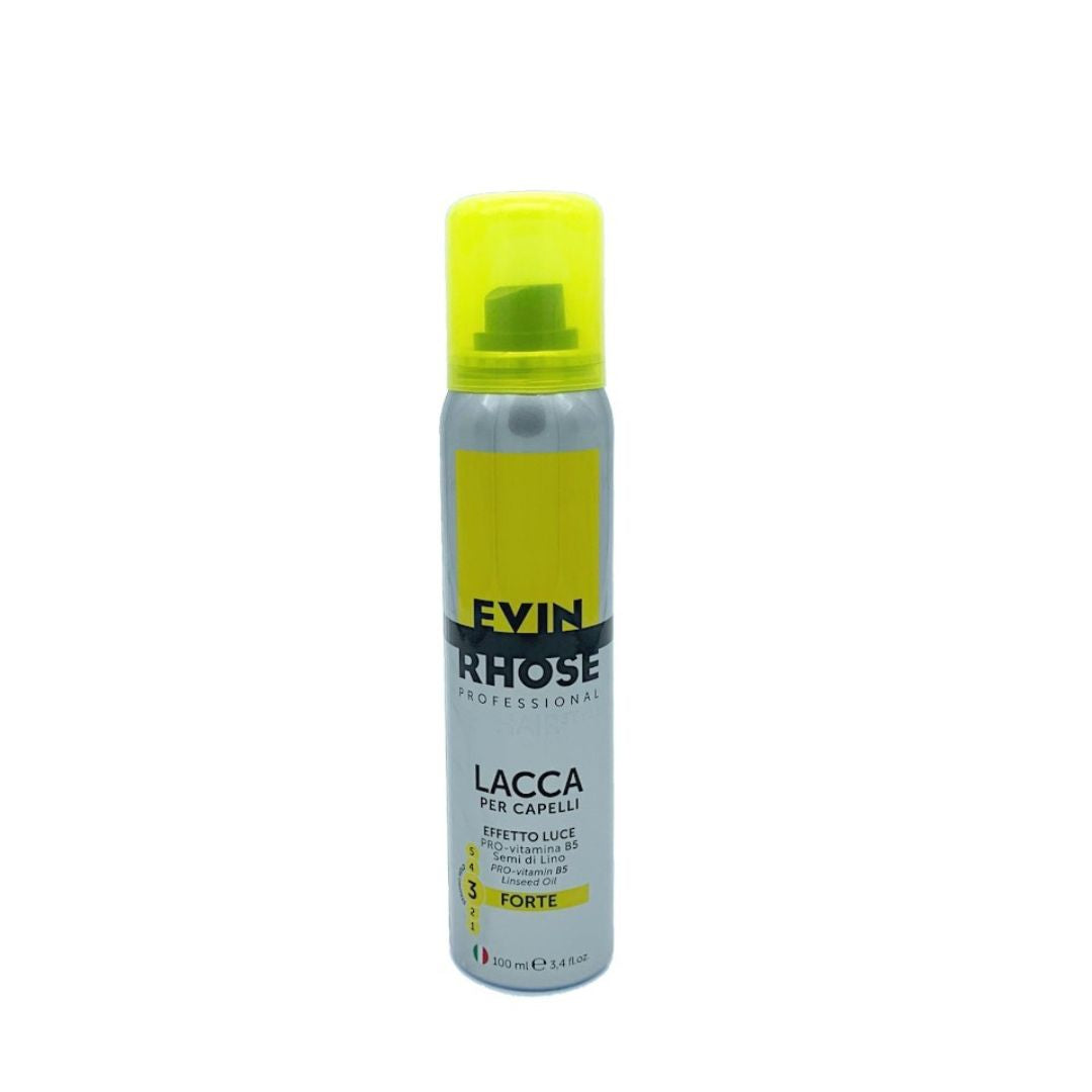 Evin Rhose Strong hairspray with light effect