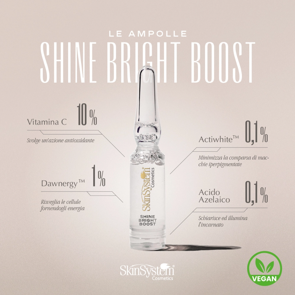 SkinSystem Ampolle Viso Trattamento Intensivo Schiarente e Illuminante
