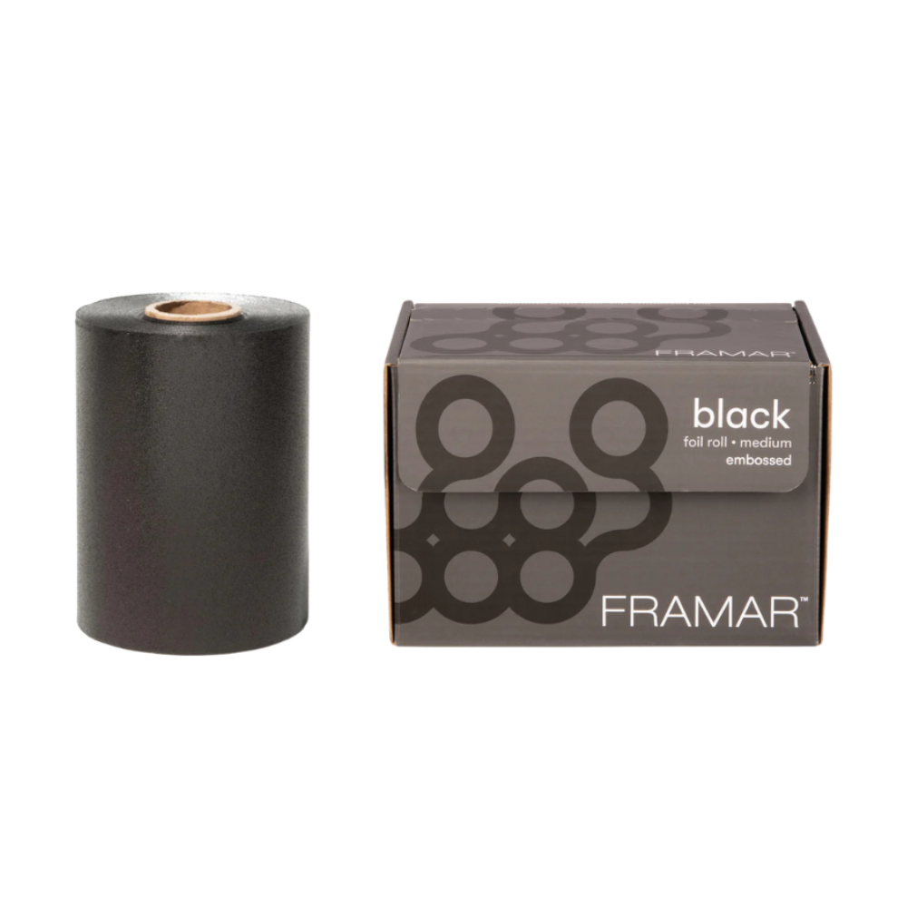 Framar rotolo alluminio nero goffrato