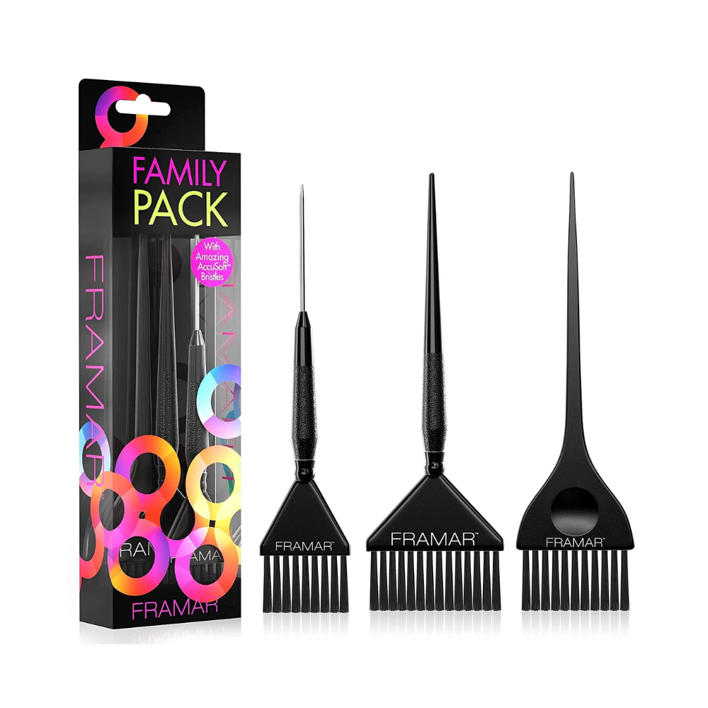 Framar Family Pack Set Pennelli Colorazione 3 Pezzi