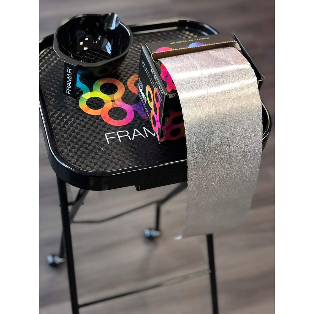 Framar Rotolo Alluminio Goffrato Silver per Colorazione e Meches