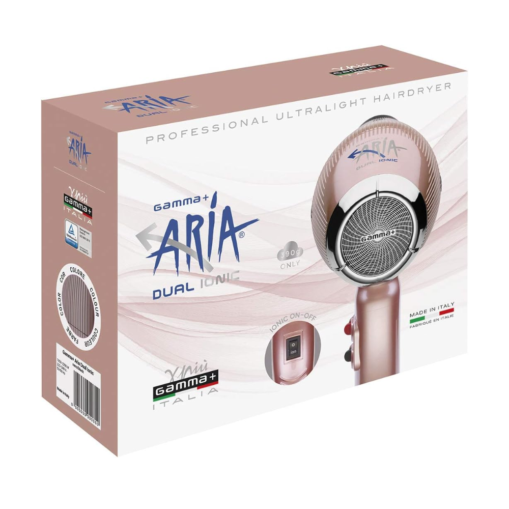 Gamma+ Aria Dual Ionic Asciugacapelli Professionale