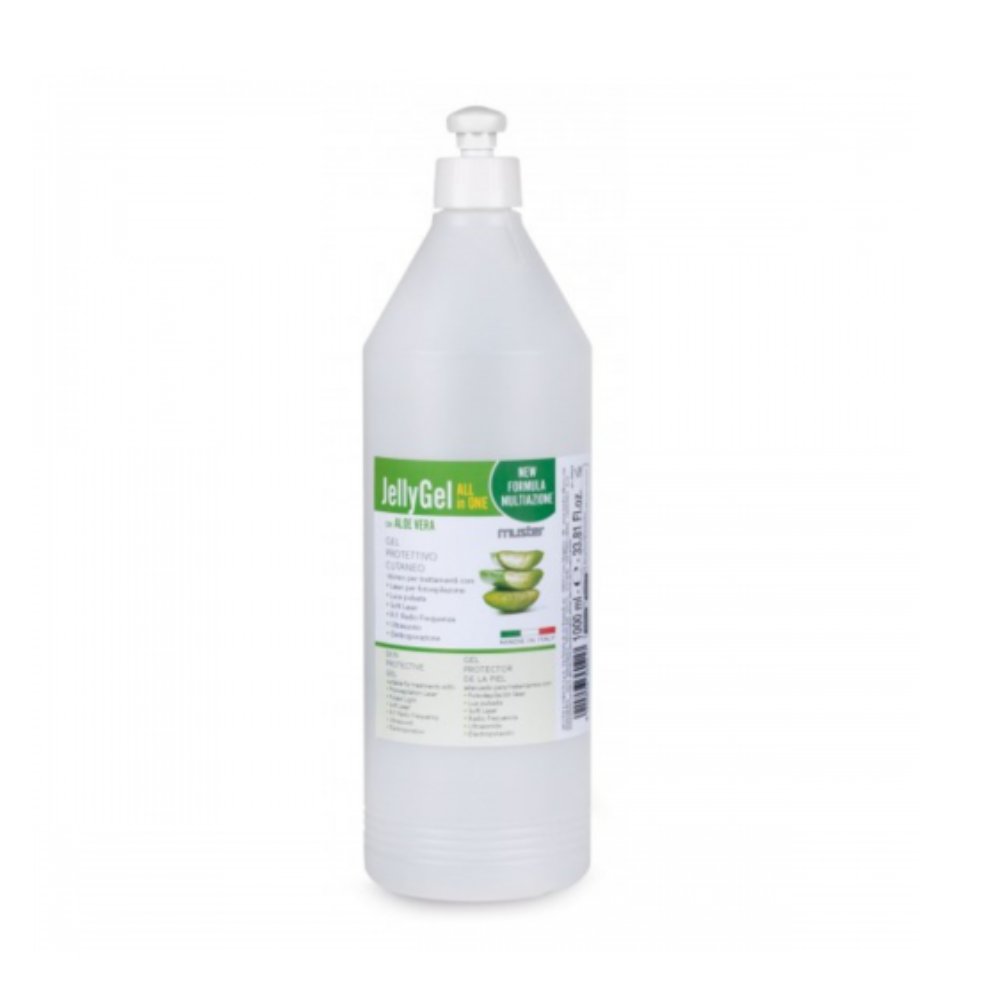 Muster New Jellygel Aloe Vera 1 Lt – gel conduttivo professionale con aloe vera per macchinari estetici
