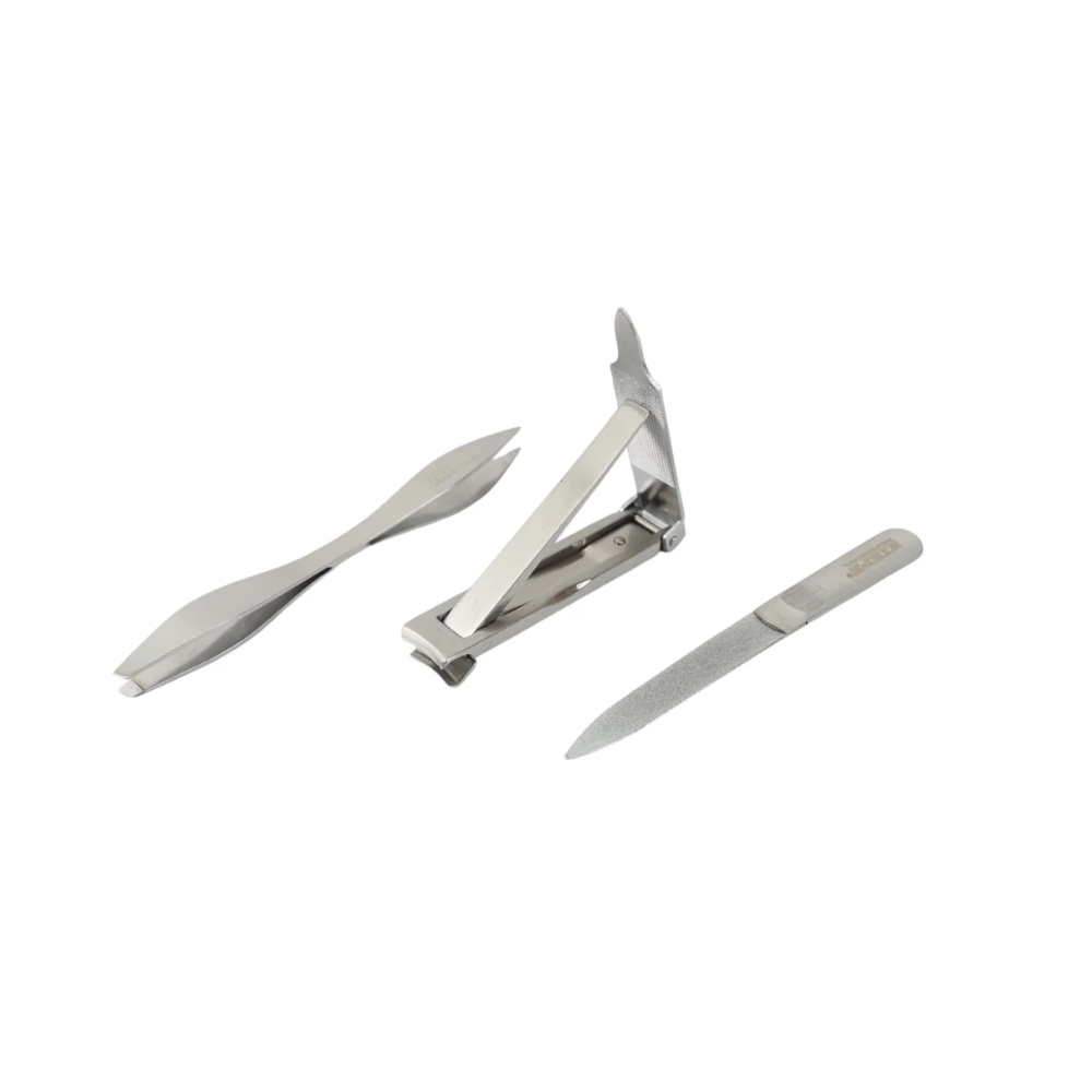 Kiepe A800.2 Dooble Nero Set Manicure Tascabile con Specchio