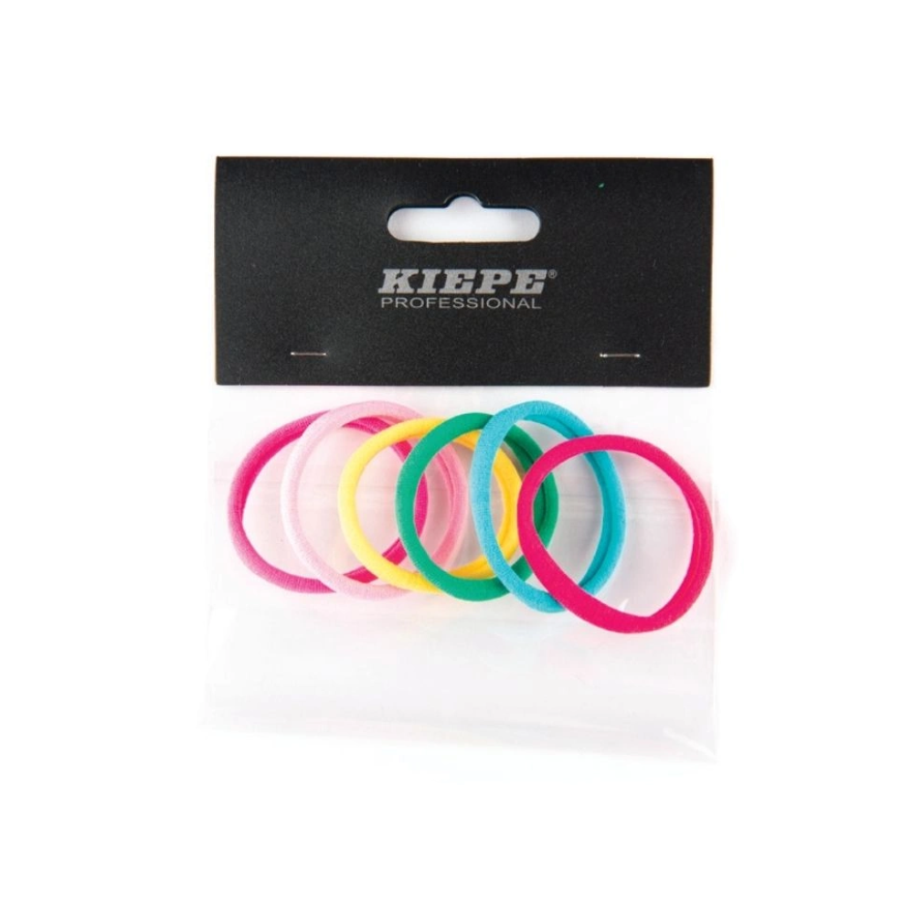 Kiepe Elastici per Capelli 0,5 cm Colori Vivaci 6 pz