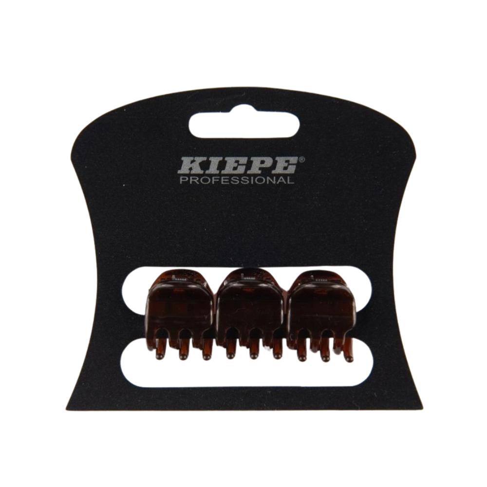 Kiepe Pinzottini Marrone per Capelli 2,2 cm 3 pz