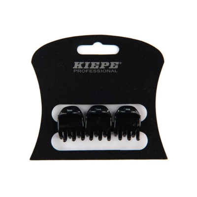 Kiepe Pinzottini Neri per Capelli 2,2 cm 3 pz