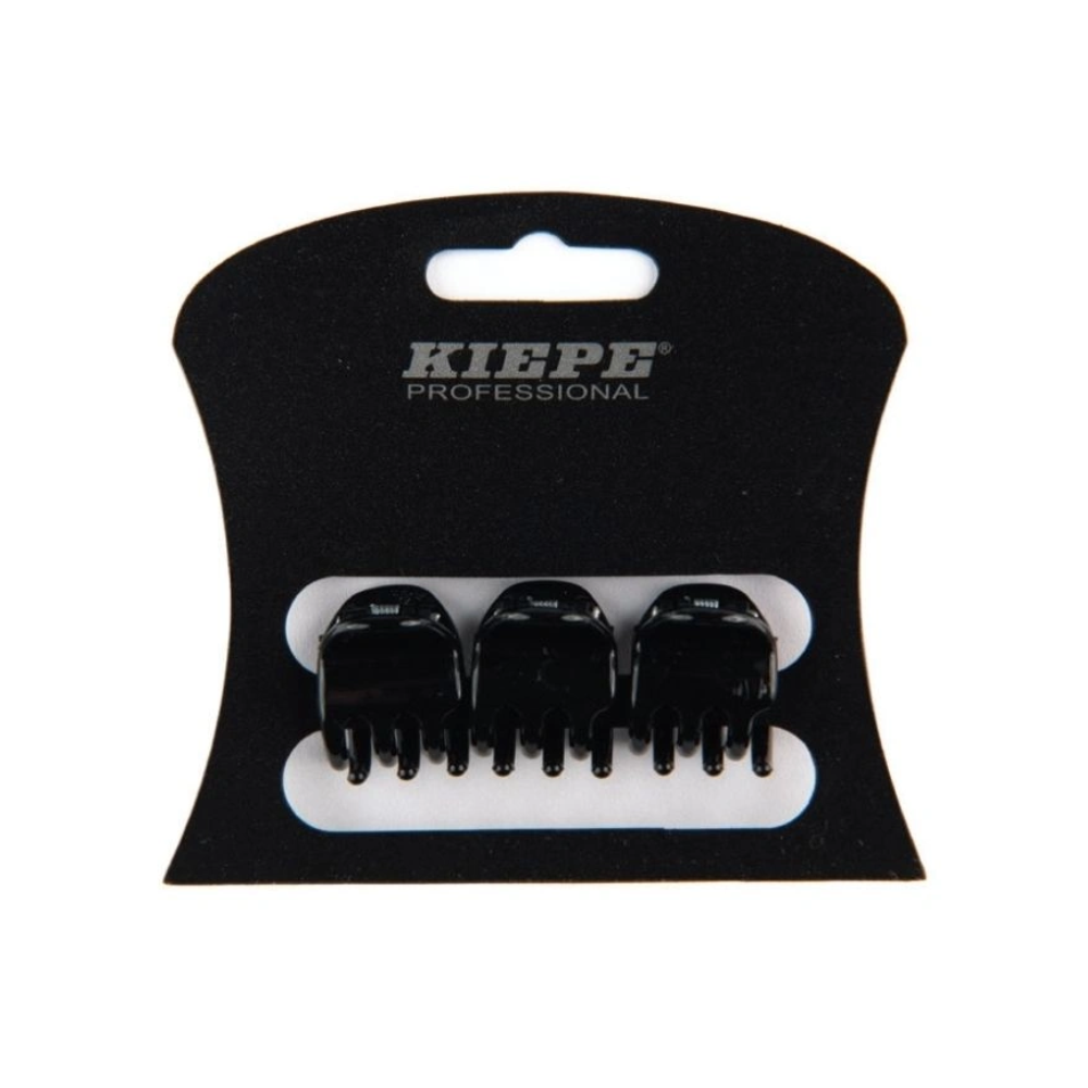 Kiepe Pinzottini Neri per Capelli 2,2 cm 3 pz