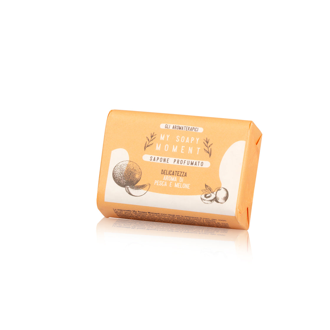 Gli Aromaterapici handgemachte Orangen- und Zimtseife 