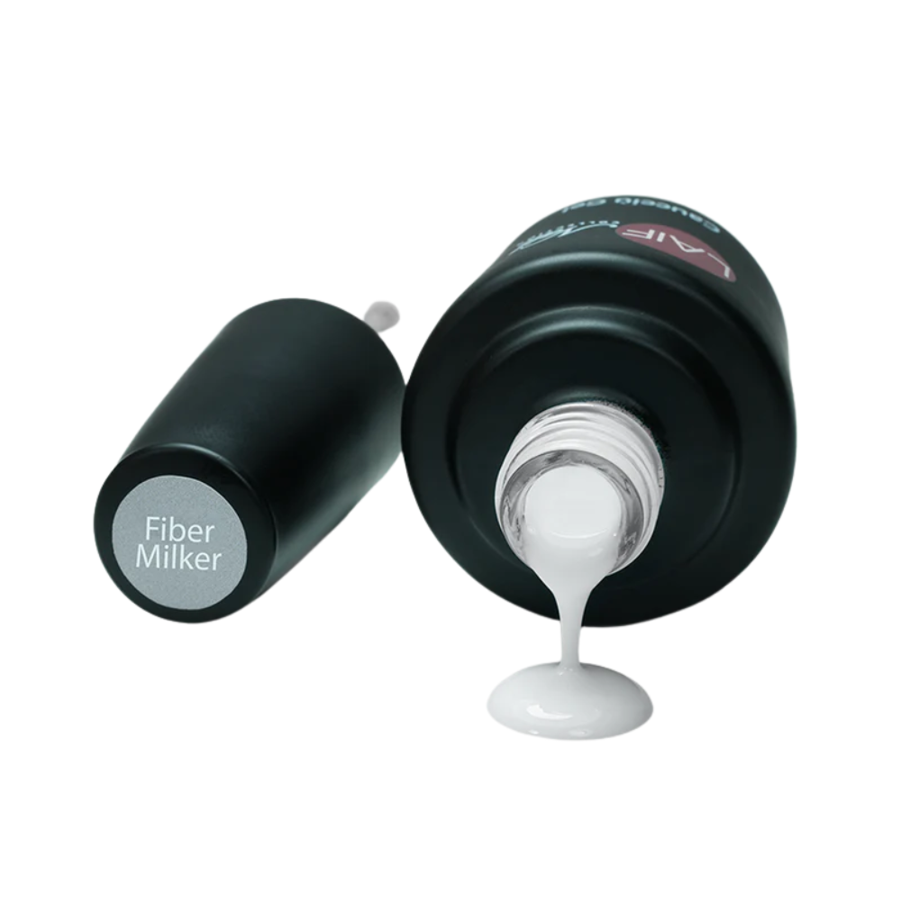 laif fiber caucciu gel milker 15ml rinforzo unghie fibra vetro