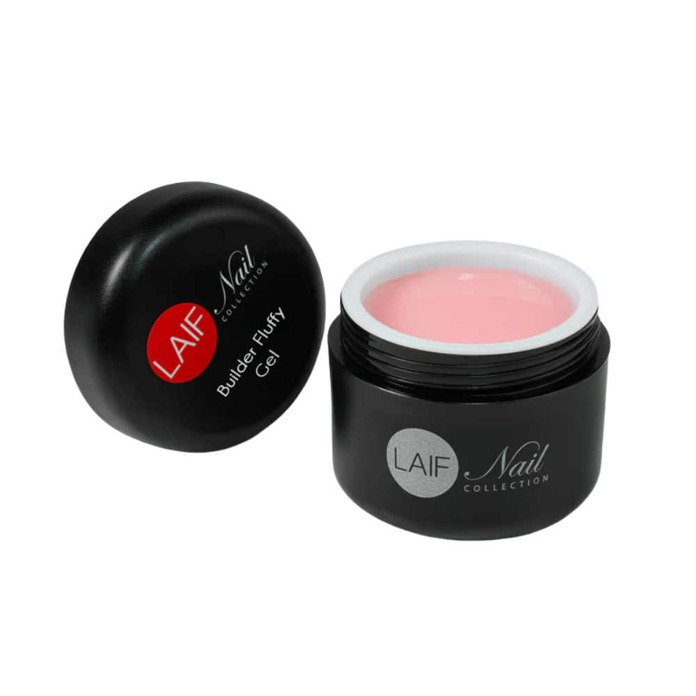 laif builder fluffy gel rosa pastello ricostruzione unghie 15ml