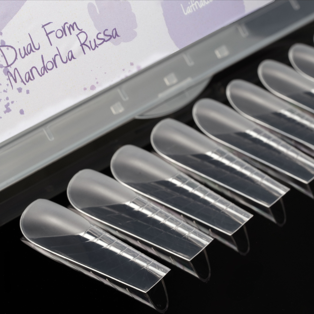 Dual Form Mandorla Russa DF08 Laif Nail – 120 pezzi per ricostruzione unghie