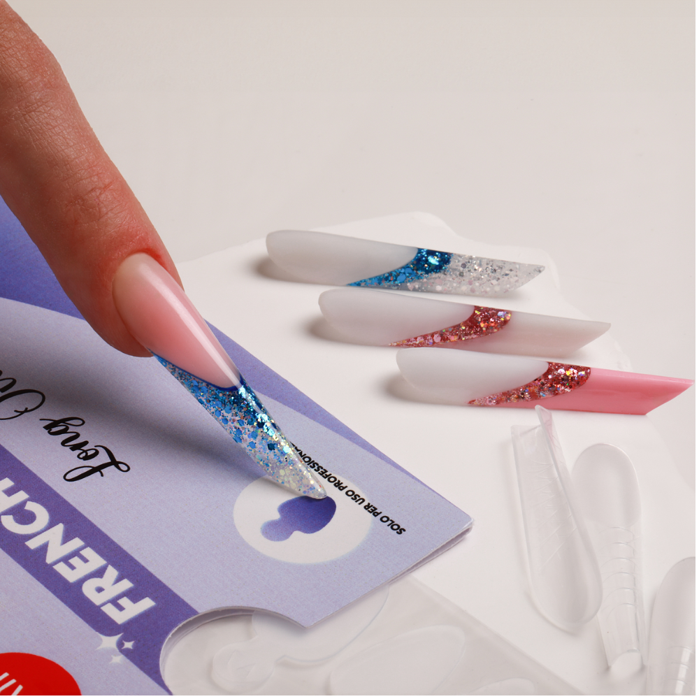 Dual Form Mandorla Russa DF08 Laif Nail – 120 pezzi per ricostruzione unghie