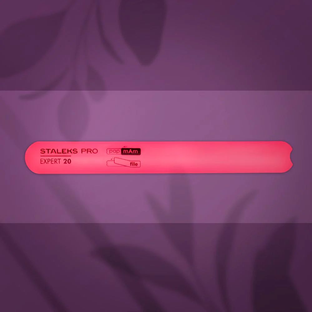Staleks Pro Lima Smussata in Plastica Dritta (Base) EXPERT 20