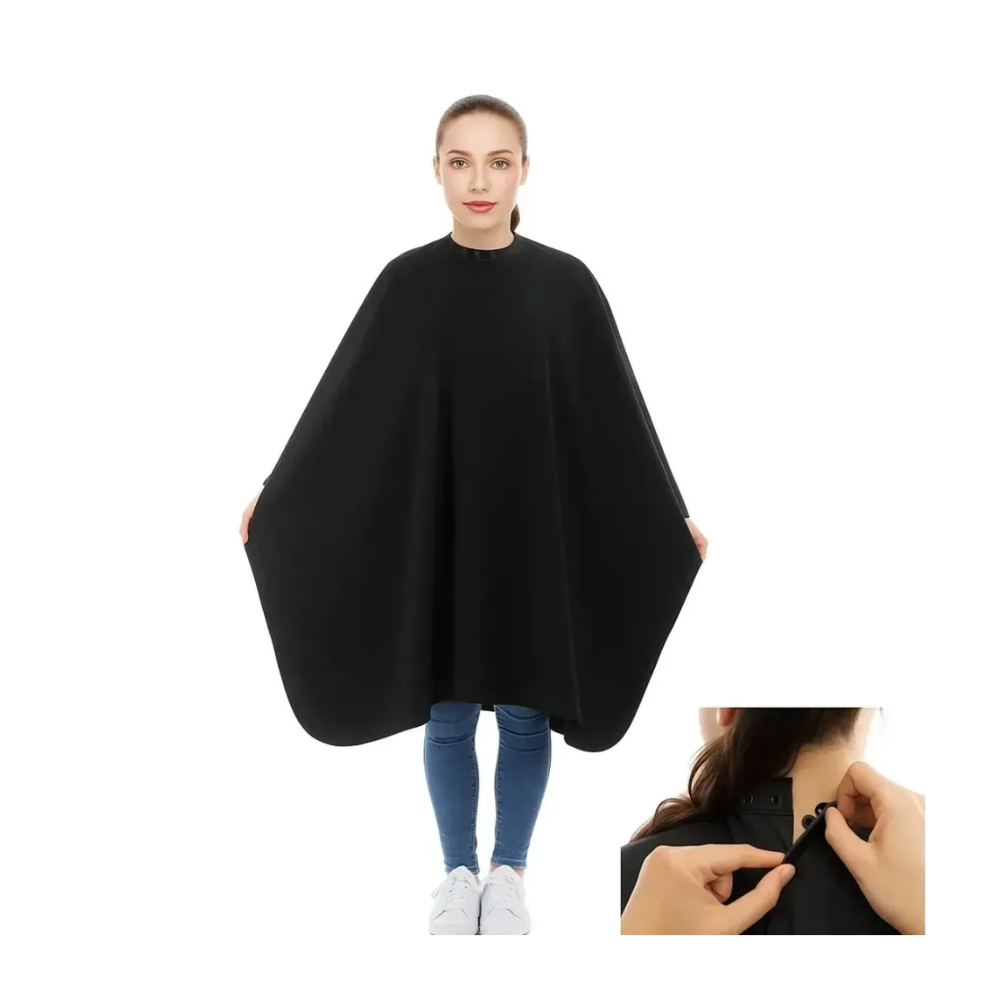 mantella taglio capelli neoprene impermeabile parrucchiere professionale