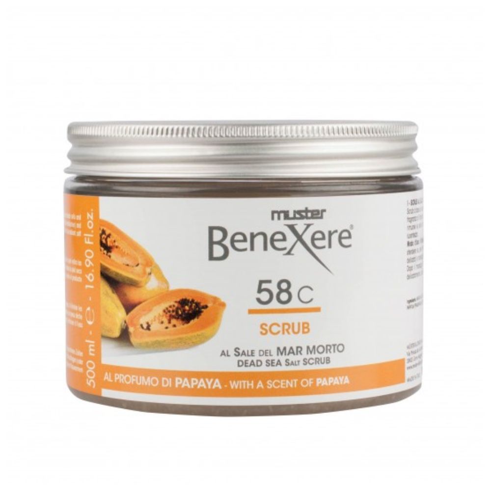 Benexere Scrub Dead Sea Salt and Papaya 400ml
