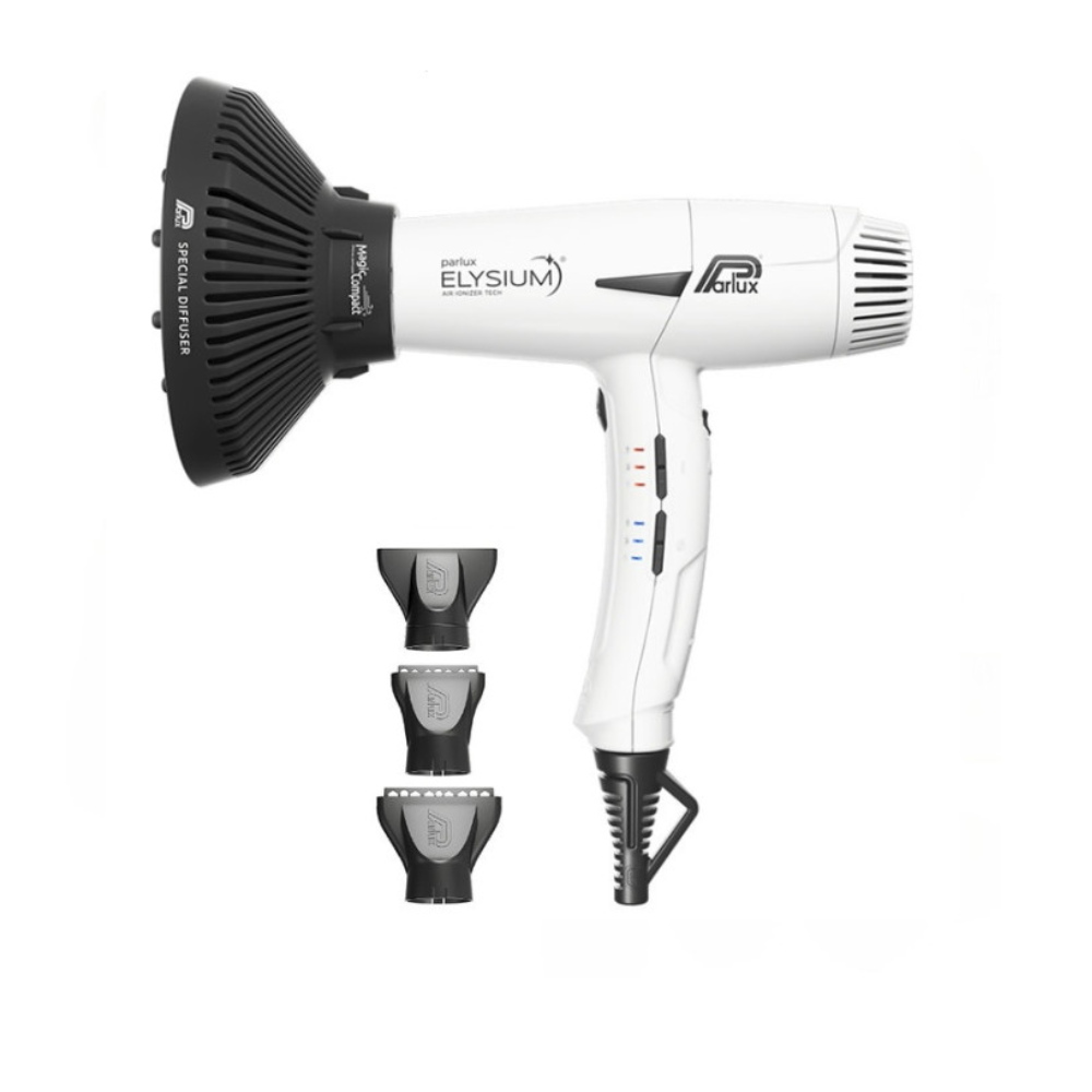 Phon Parlux ELYSIUM® 2300W con diffusore MagicCompact Asciugacapelli bianco