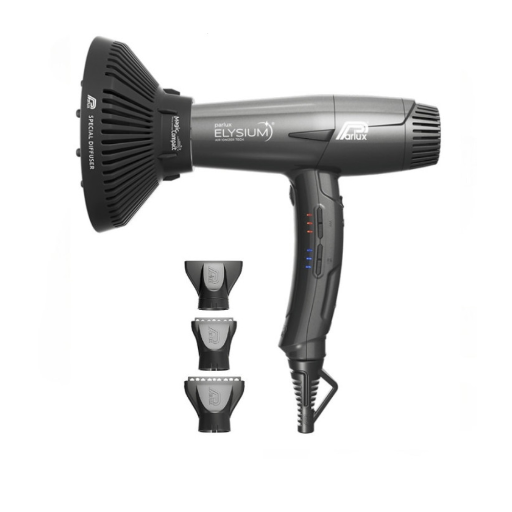 Phon Parlux ELYSIUM® 2300W con diffusore MagicCompact Asciugacapelli  grigio