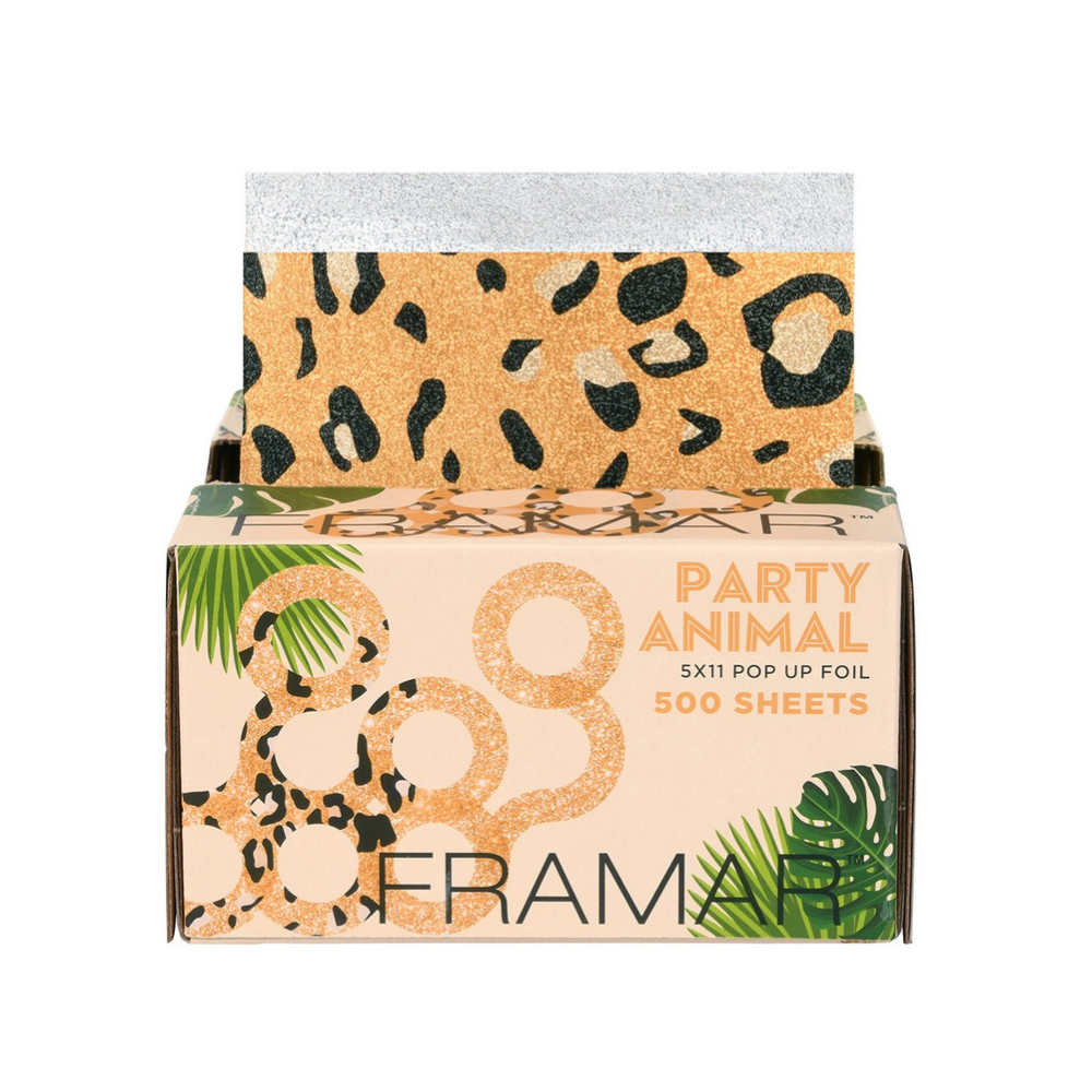 Framar Cartine Meches Pop Up Party Animal Leopardate 500pz