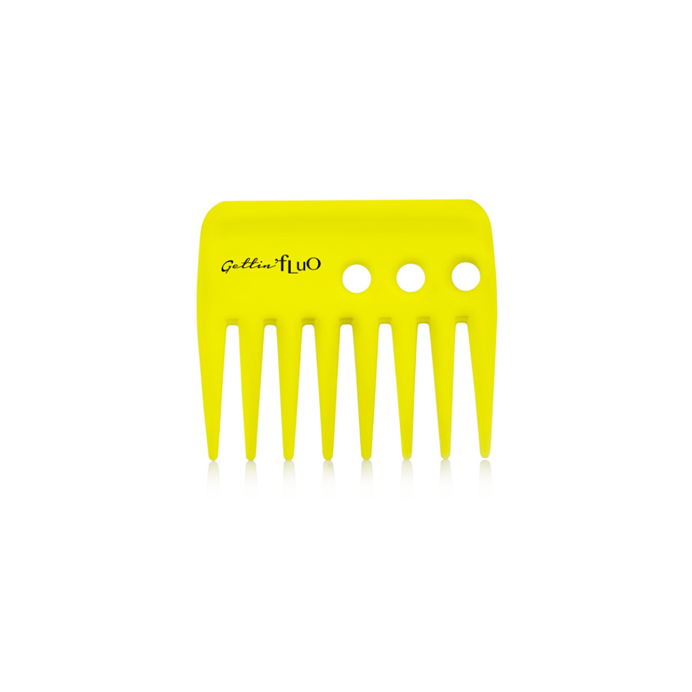 Labor Gettin’ Fluo Pettine Rado Corto Giallo 