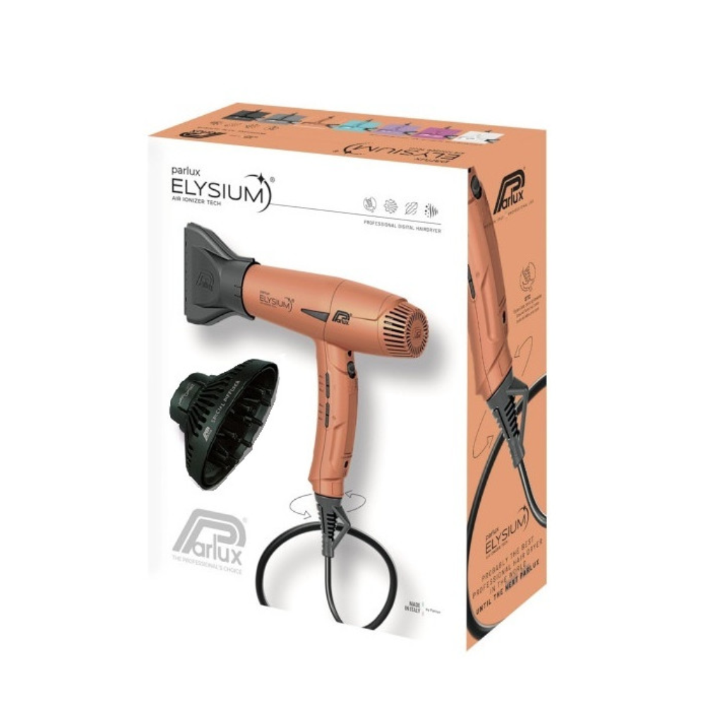 Parlux Elysium® Rame Asciugacapelli Digitale Professionale Compatto e Potente