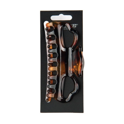 Kiepe Pinza Mollettone per Capelli Marrone 10 cm 1 pz