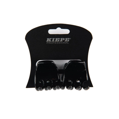 Kiepe Pinze Mollettine Nere per Capelli 3,2 cm 2 pz