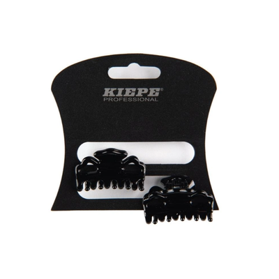 Kiepe Pinze Mollettine Nere per Capelli 3,5 cm 2 pz