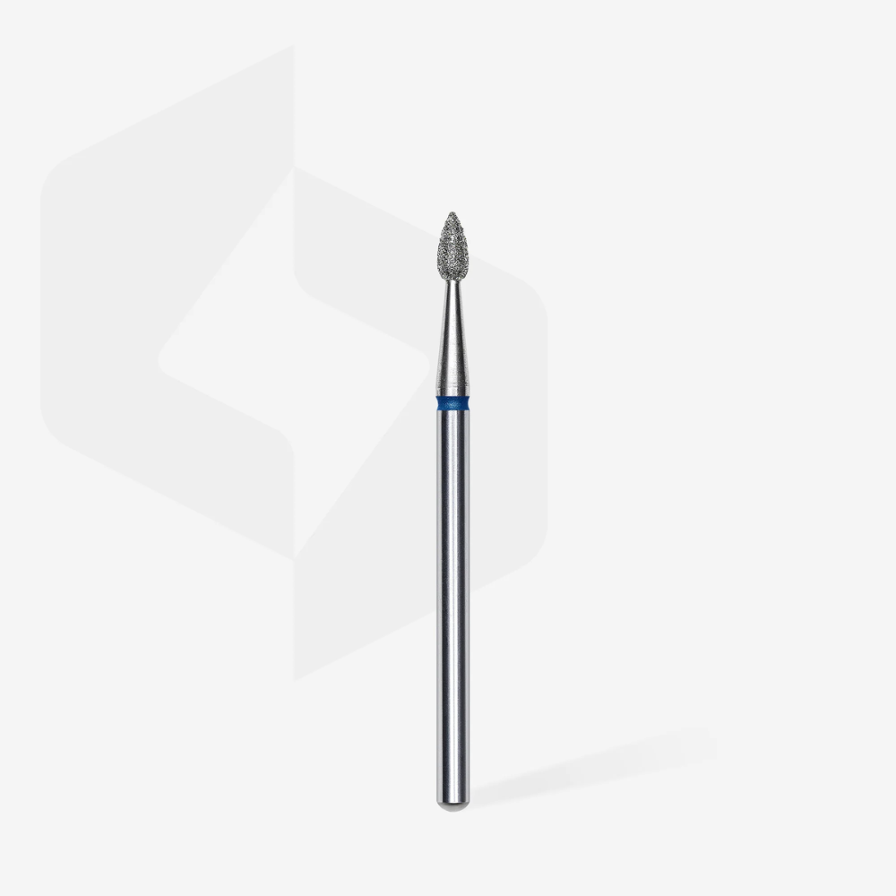 Staleks Punta Diamantata Goccia Blu – Ø 2,3 mm / Lunghezza 5 mm
