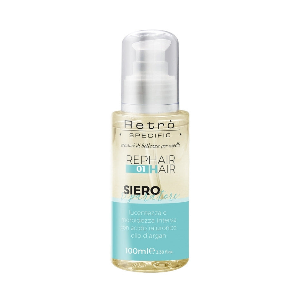 Siero Riparatore Retrò RepHair 100ml – Olio capelli secchi e danneggiati