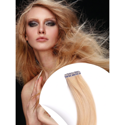 SHE Fashion Tape Extension Adesiva 50/55 cm Liscia 100% Capelli Naturali – FTH8610NL Colori Naturali