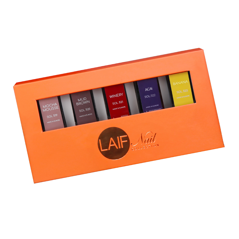 Laif Nail Fashion Crush Collection LFK 40 – set 5 smalti semipermanenti invernali Soak Off 10 ml