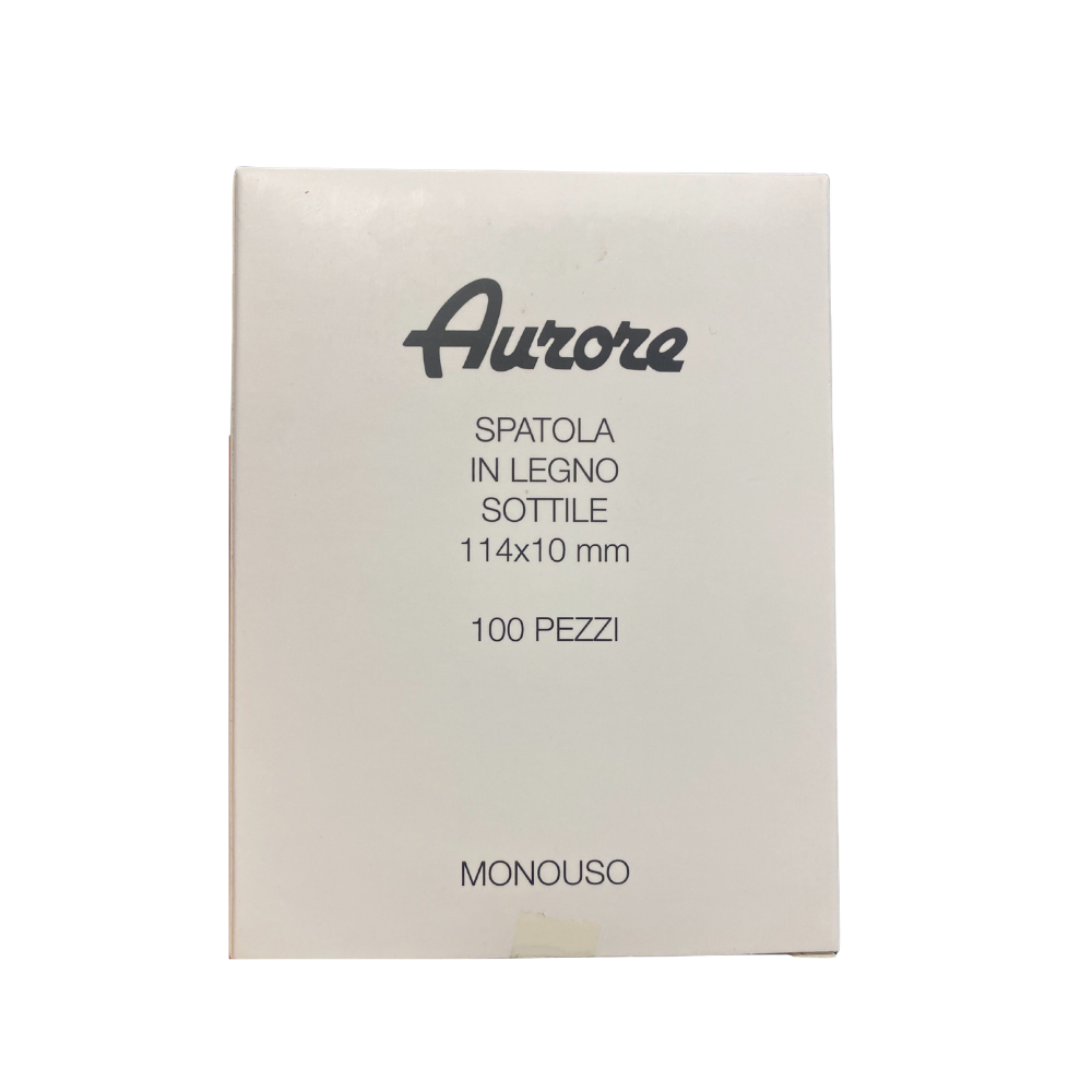 Aurore Spatole in Legno Sottili Stendicera 14x10 mm 100 pz