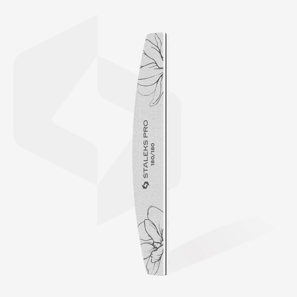 Staleks Pro Lima Unghie Minerale Expert 180/180 Mezzaluna – 25pz Professionali