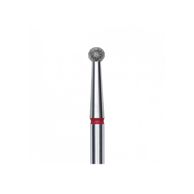 Staleks Pro Punta Fresa diamantata a sfera, rosso, diametro punta 2.7 mm FA01R027