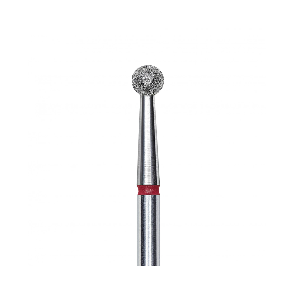 Staleks Pro Punta Fresa diamantata a sfera, rosso, diametro punta 3.5 mm FA01R035