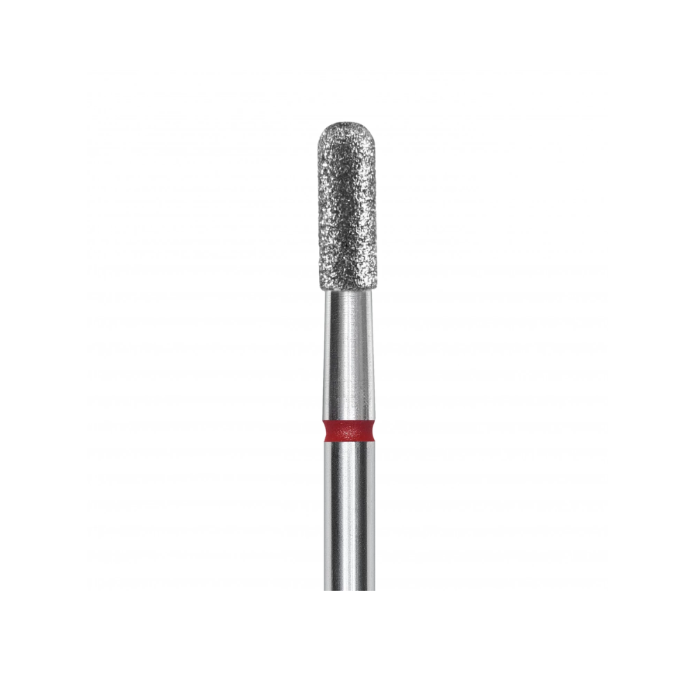 Staleks Pro Punta Fresa diamantata Cilindro Arrotondato, Rosso, Diametro 2.3 mm / Parte Operativa 6.5 mm  FA30R023/6.5